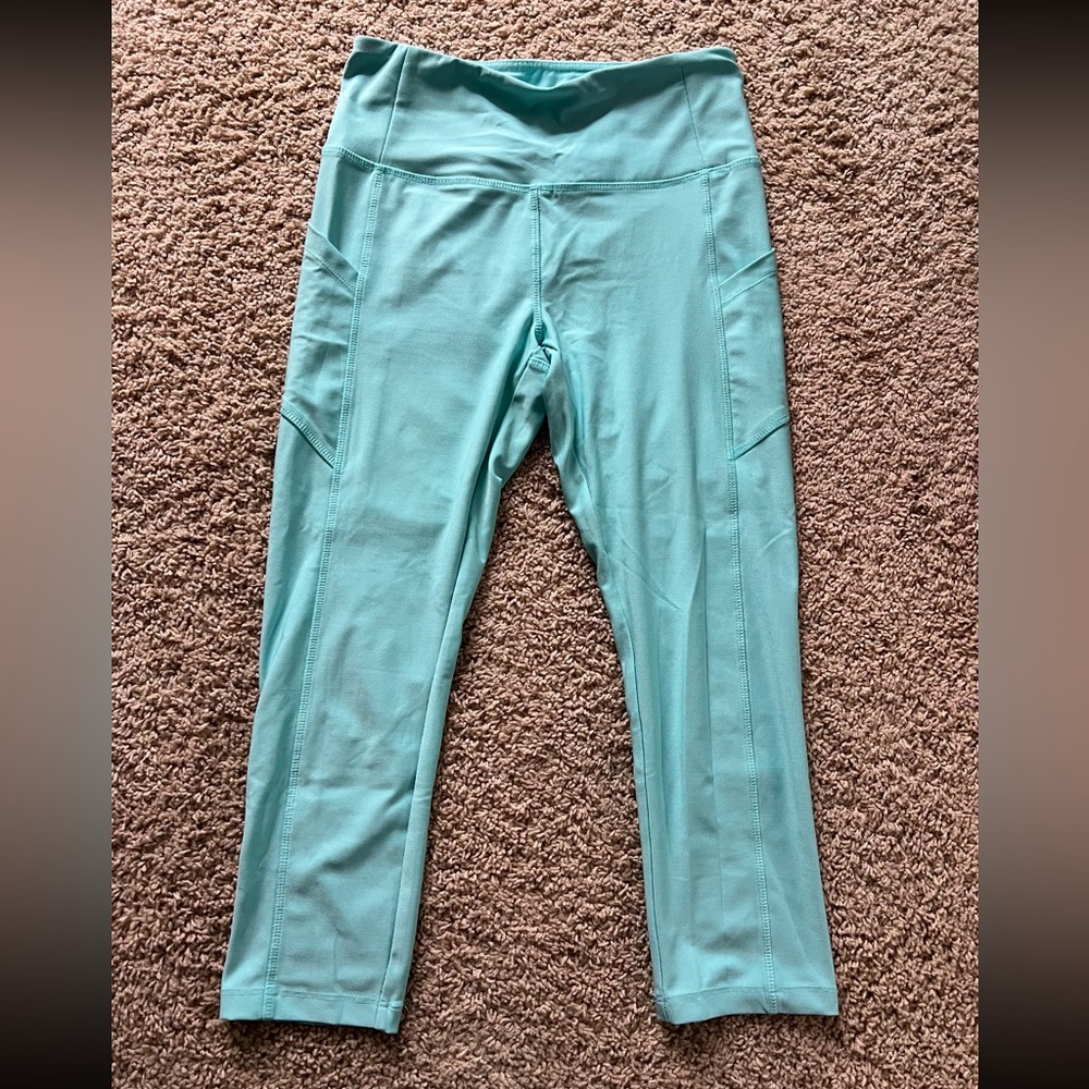Baby blue leggings